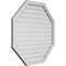 Ekena Millwork Octagonal Surface Mount PVC Gable Vent: Functional, w/ 2"W x 1-1/2"P Brickmould Frame, 40"W x 40"H GVPOC40X4002SF - alternate 4